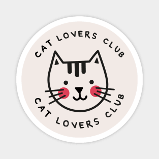 Cat lovers club Magnet